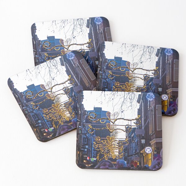 Item preview, On as busy street at Utrecht before Cristmas designed and sold by jchanders.