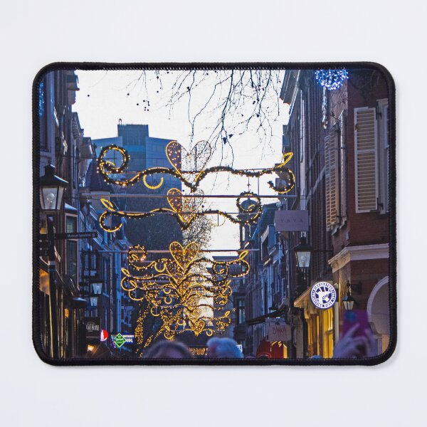 Item preview, On as busy street at Utrecht before Cristmas designed and sold by jchanders.