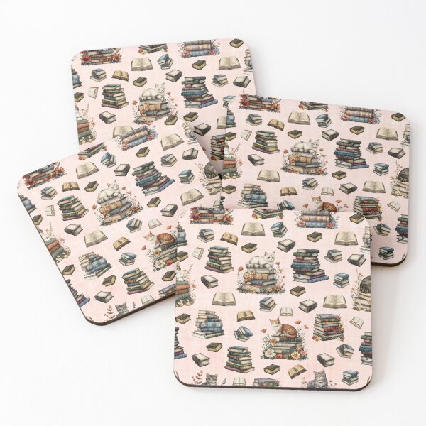 Item preview, Cats & Books on Light Peach designed and sold by KSimpson838.