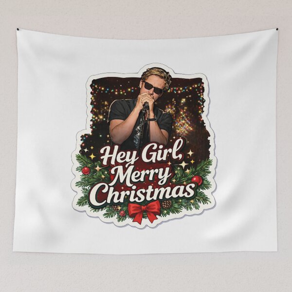 Item preview, Hey Girl, Merry Christmas designed and sold by hesjustken.