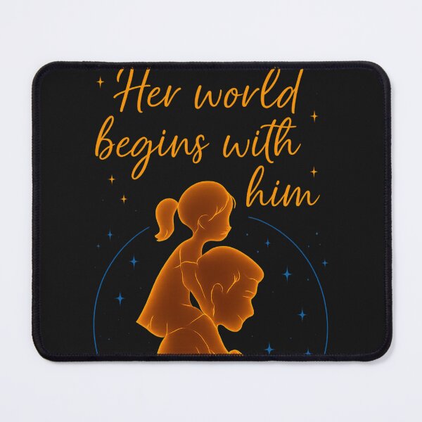 Item preview, Her World Begins With Him designed and sold by MIArt Studio.