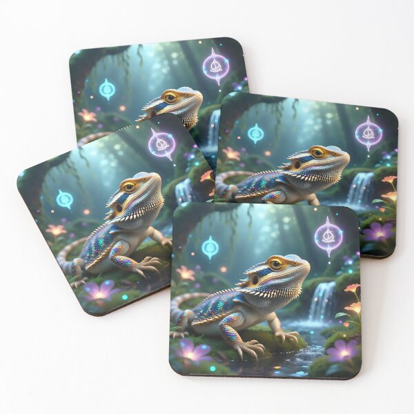 Item preview, A bearded dragon in a fantasy world.  designed and sold by Nomad-Maynard.