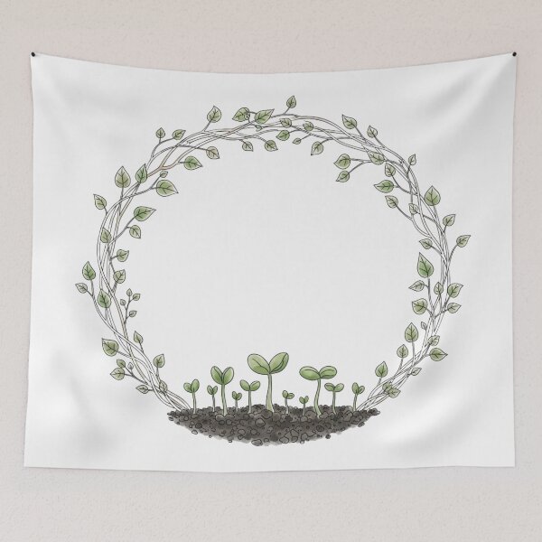 Item preview, Earthy Nature Renewal Botanical Growth Gift Aesthetic Design designed and sold by Design_Your_Day.