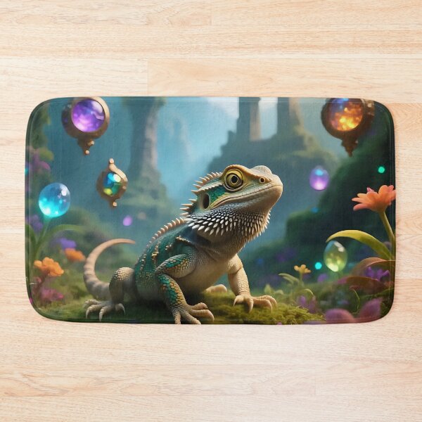Item preview, A bearded dragon in a fantasy world.  designed and sold by Nomad-Maynard.