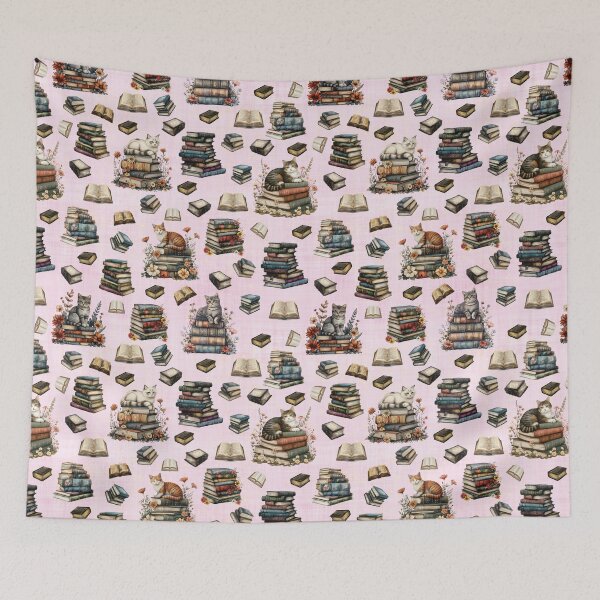 Item preview, Cats & Books on Light Pink designed and sold by KSimpson838.