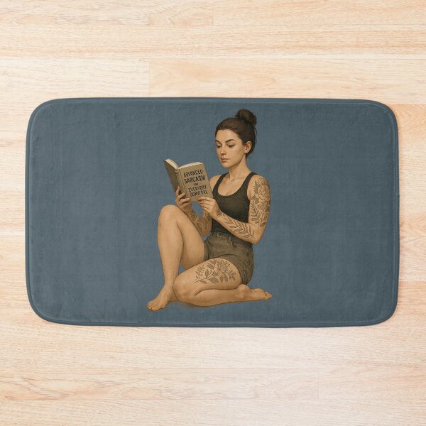 Item preview, Sarcastic Witchy Girl Moon Tattoo Attitude Illustration designed and sold by I AM BRO.