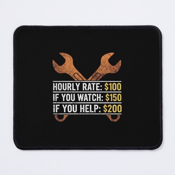 Item preview, Funny Hourly Rate Chart - Mechanic & Welder Sarcastic Workshop Gift designed and sold by BeFaCtO.