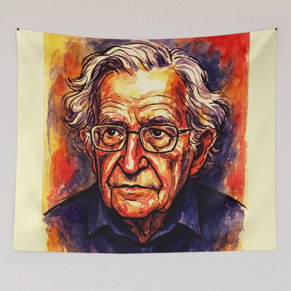 Item preview, Noam Chomsky designed and sold by Sarcastic designs.