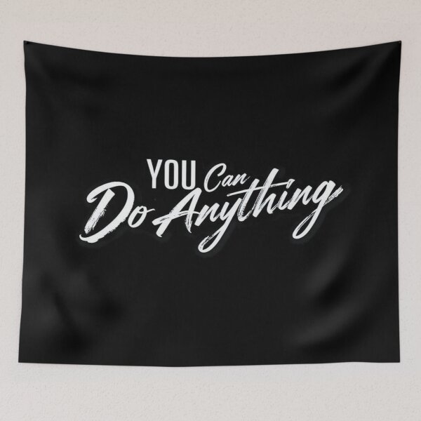 Item preview, Empowering Motivational Quote Design – YOU Can Do Anything – Bold Typography for Daily Inspiration designed and sold by Bright Nest Studio.