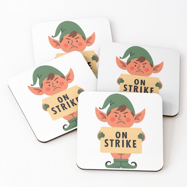 Item preview, Elf on Strike - Funny Christmas Elf Design designed and sold by BerryVale.