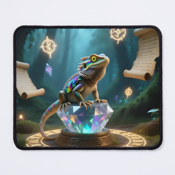 Item preview, A bearded dragon in a fantasy world.  designed and sold by Nomad-Maynard.