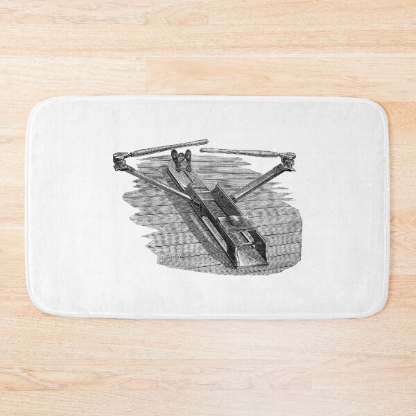 Item preview, Rameur en 1892 Vintage Rowing Equipment Illustration designed and sold by Michael van der Hoorn.