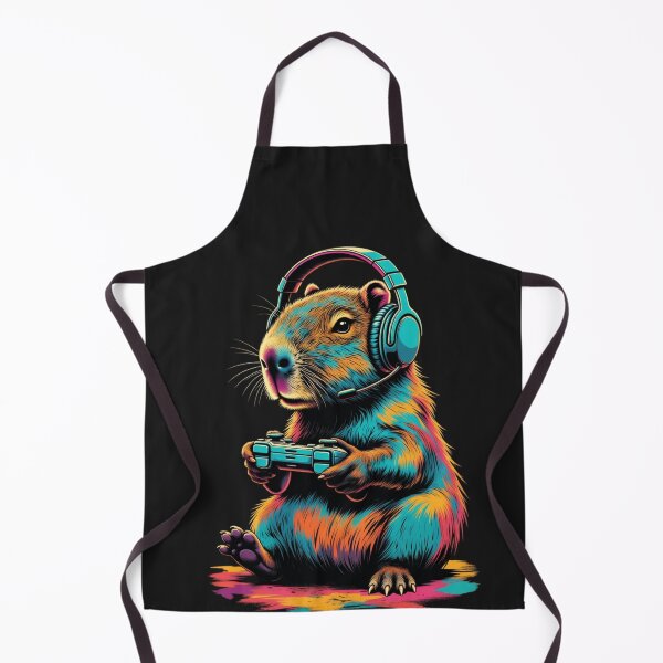 Item preview, Chill Vibes Gaming Capybara designed and sold by GrumpySableye.