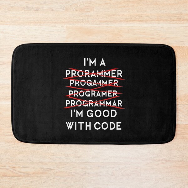 Item preview, I'm A Programmer I'm Good With Code Coding Humor designed and sold by Gogetgiggles.