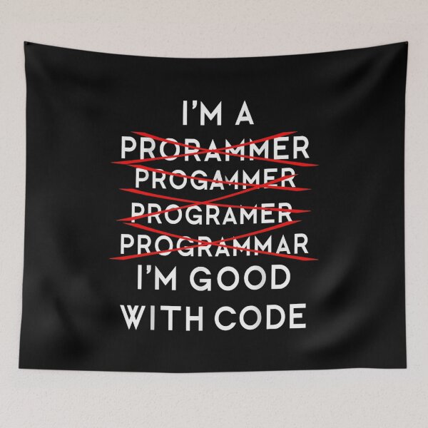 Item preview, I'm A Programmer I'm Good With Code Coding Humor designed and sold by Gogetgiggles.