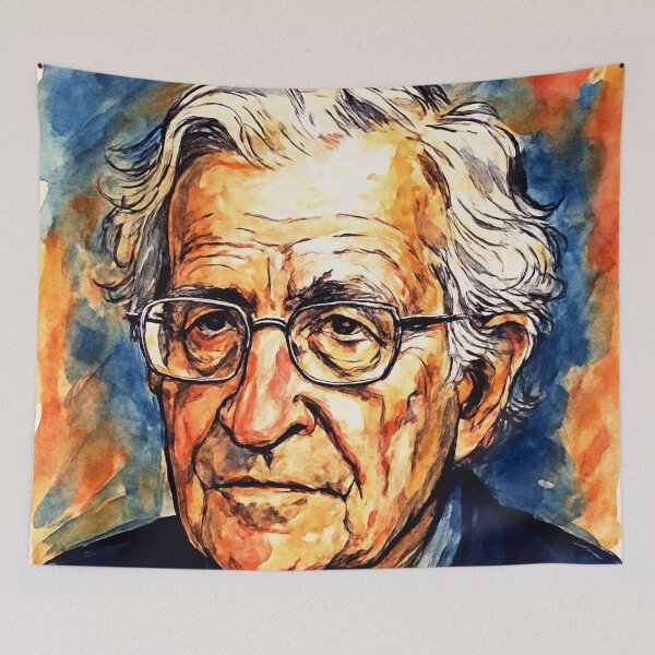Item preview, Noam Chomsky designed and sold by Sarcastic designs.