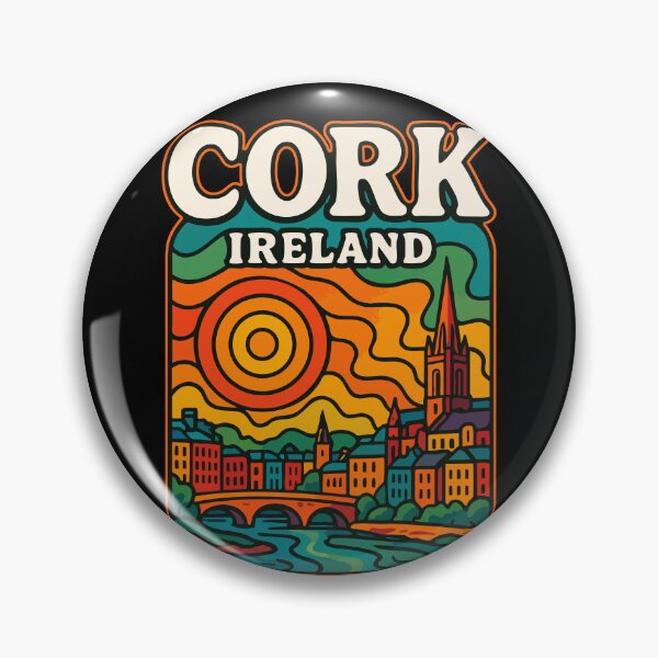 Item preview, Cork Ireland Trippy Art Travel designed and sold by TomFrontierArt.
