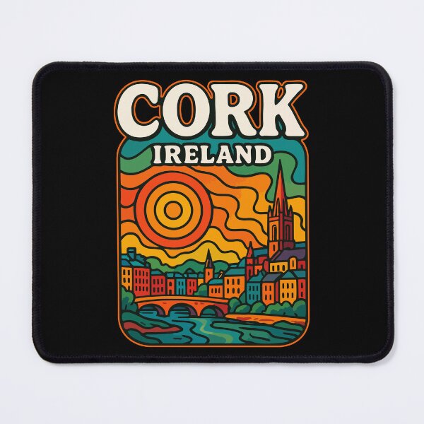 Item preview, Cork Ireland Trippy Art Travel designed and sold by TomFrontierArt.