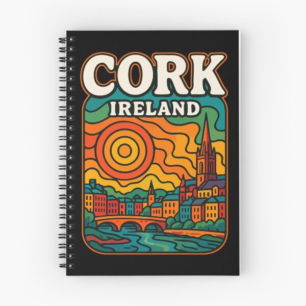 Artikelvorschau, Cork, Irland – Trippy Art Reise entworfen und verkauft von TomFrontierArt.