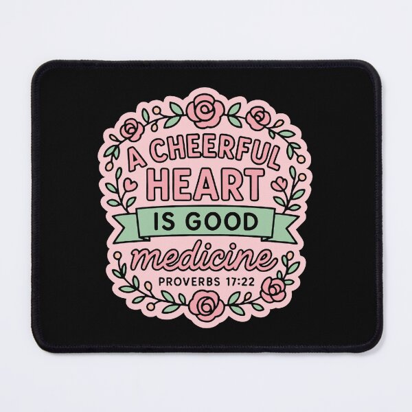 Item preview, Proverbs 17:22 A Cheerful Heart Is Good Medicine designed and sold by plushism.