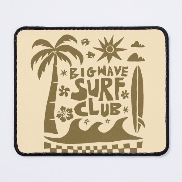 Item preview, Surf Club Retro Big Wave Beach Art designed and sold by Oniyasha.
