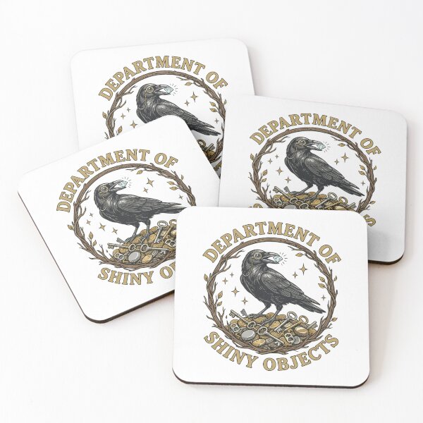 Item preview, Department Of Shiny Objects Funny Crow & Raven Lover designed and sold by Mason-Pride.