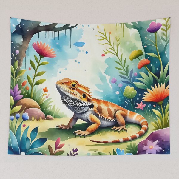 Item preview, A bearded dragon in a fantasy world.  designed and sold by Nomad-Maynard.