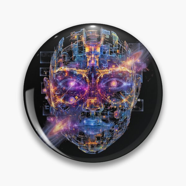 Item preview, AI Deity of the Future: Divine Tech Vision & Cosmic Encouragement designed and sold by GlobalBoom.