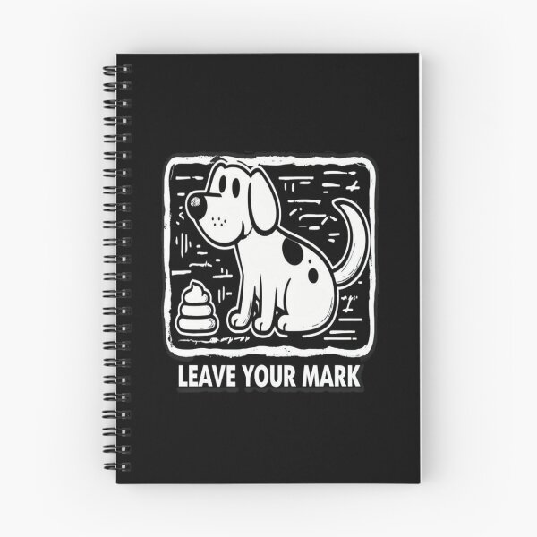 Item preview, Funny Dog Cartoon – Leave Your Mark Poop Humor Design for Pet Lovers, Dog Moms & Dads designed and sold by Bright Nest Studio.