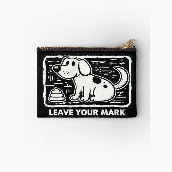 Item preview, Funny Dog Cartoon – Leave Your Mark Poop Humor Design for Pet Lovers, Dog Moms & Dads designed and sold by Bright Nest Studio.