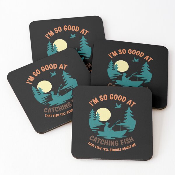 Item preview, I'm So Good At Catching Fish That Fish Tell Stories About Me Angler Humor designed and sold by Gogetgiggles.