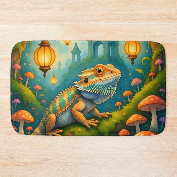 Item preview, A bearded dragon in a fantasy world.  designed and sold by Nomad-Maynard.