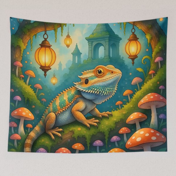 Item preview, A bearded dragon in a fantasy world.  designed and sold by Nomad-Maynard.