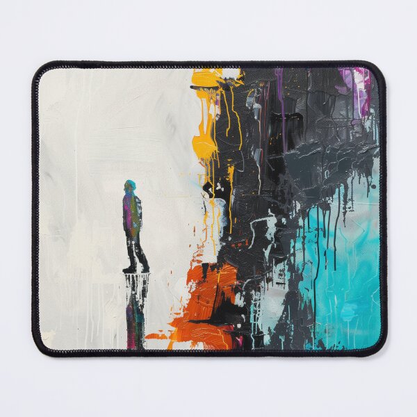 Item preview, Abstract Color Divide Silhouette Modern Minimalist Art designed and sold by ArgentoArt.