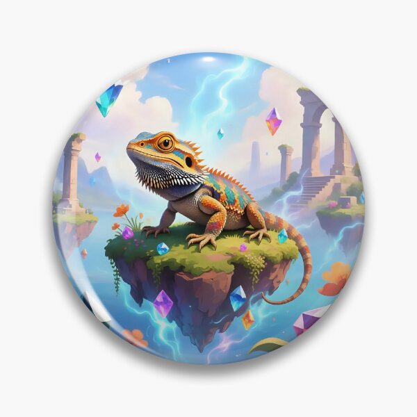 Item preview, A bearded dragon in a fantasy world.  designed and sold by Nomad-Maynard.