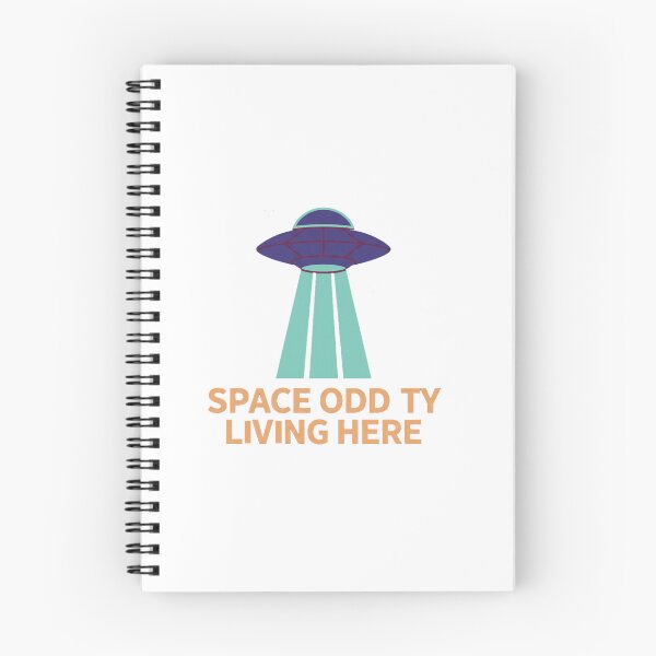 Item preview, Space Oddity Living Here - UFO Alien Sci-Fi Design designed and sold by Merchifyme2000.