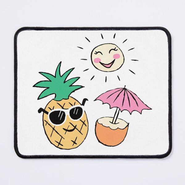 Item preview, Cool Pineapple Summer Vacation Vibes designed and sold by ImansiutrArt.