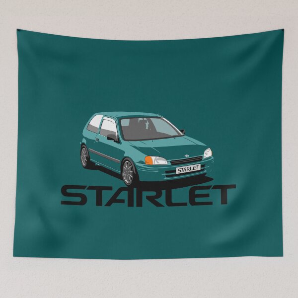 Item preview, EP91 Toyota Starlet Poster Design 2 designed and sold by Celica_4_eyes.