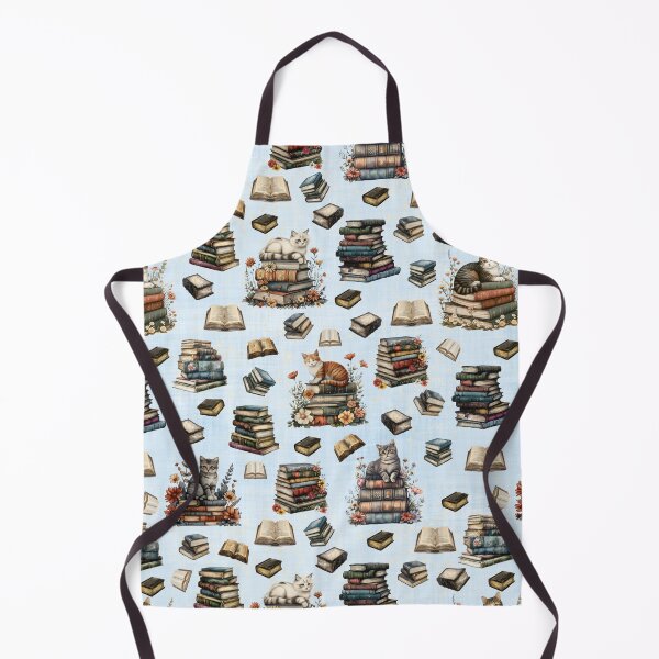 Item preview, Cats & Books on Light Blue designed and sold by KSimpson838.