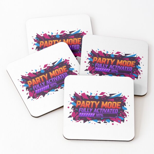 Item preview, Party Mode Activated - Funny 101% Loading Bar Tee designed and sold by Merchifyme2000.