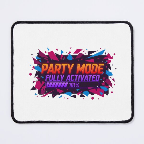Item preview, Party Mode Activated - Funny 101% Loading Bar Tee designed and sold by Merchifyme2000.