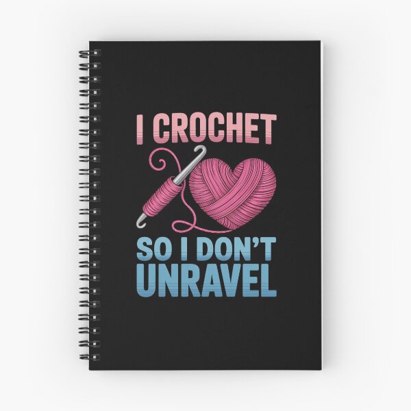 Item preview, I Crochet So I Don't Unravel Craft Hobby designed and sold by Gogetgiggles.