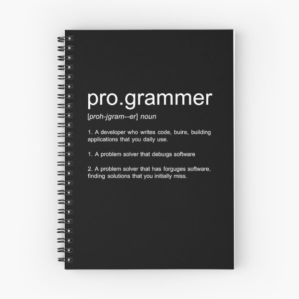 Item preview, Pro.grammer Definition Funny Programmer Coding Humor designed and sold by Gogetgiggles.