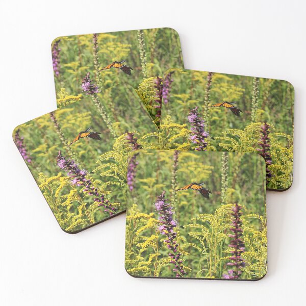 Item preview, Mariposa monarca volando por un campo designed and sold by MarkSmalley.