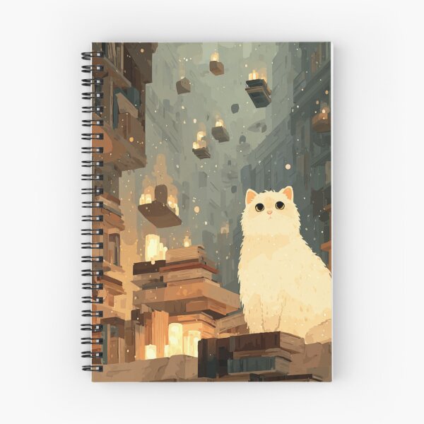 Artikelvorschau, Cozy Library Cat – Magical Reading Cat Art for Book & Cat Lovers | Cat Lover | Book Lover | Gift idea entworfen und verkauft von VieUnique.