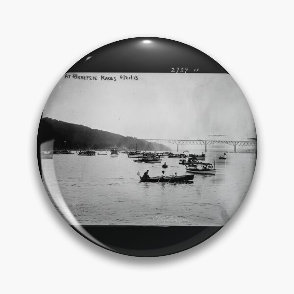 Item preview, At Poughkeepsie Races 1913 Vintage Rowing Photograph designed and sold by Michael van der Hoorn.