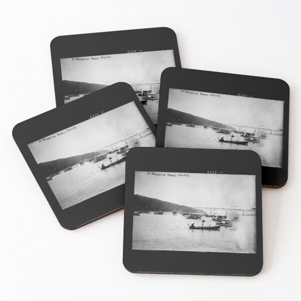 Item preview, At Poughkeepsie Races 1913 Vintage Rowing Photograph designed and sold by Michael van der Hoorn.