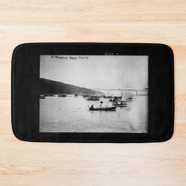 Item preview, At Poughkeepsie Races 1913 Vintage Rowing Photograph designed and sold by Michael van der Hoorn.