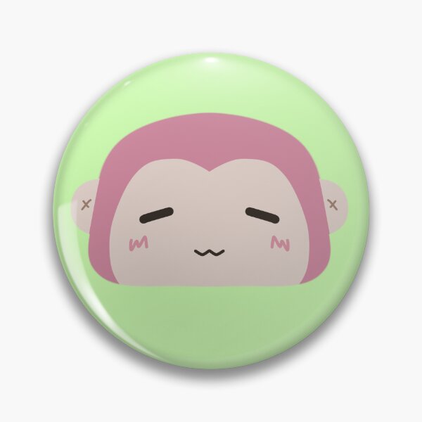 Item preview, kawaii pink monkey  designed and sold by m3ow33.