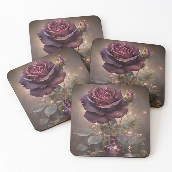 Item preview, Burgundy Alchemy: A Rose in Candlelight designed and sold by bloorose.